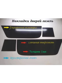 Накладки дверей газель бизнес хромавто 195636796 купить за 554 ₽ в интернет-магазине Wildberries