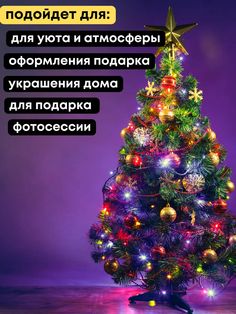 Гирлянда на электропитании 20 м VZ 195639253 купить за 547 ₽ в  интернет-магазине Wildberries