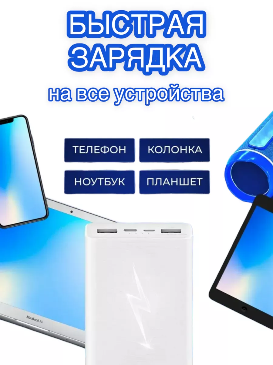 Повербанк 20000mah пауэрбанк power bank denzza shop 195641199 купить за 1  278 ₽ в интернет-магазине Wildberries