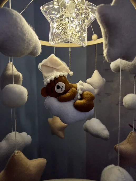 Sleeping Owl Мобиль для новорожденных с подсветкой, вариант, фото 5