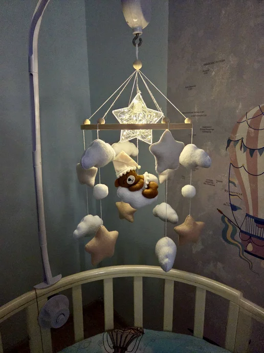 Sleeping Owl Мобиль для новорожденных с подсветкой, вариант, фото 6