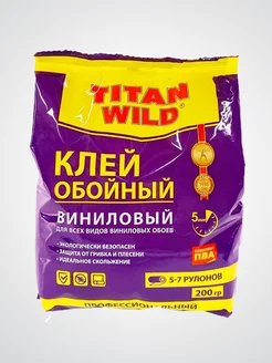 Клей для обоев виниловый TITAN Wild 195693662 купить за 194 ₽ в интернет-магазине Wildberries