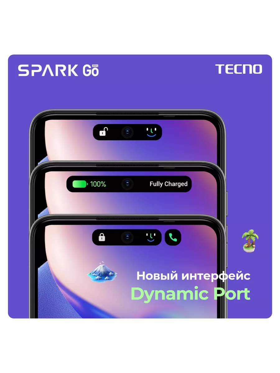 SPARK Go 2024 4+64GB Black TECNO 195731043 купить за 6 871 ₽ в  интернет-магазине Wildberries