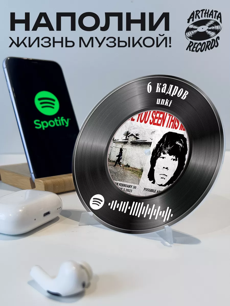 Постер unki, брелоки spotify unki - 6 кадров Arthata-Records 195749419  купить за 665 ₽ в интернет-магазине Wildberries