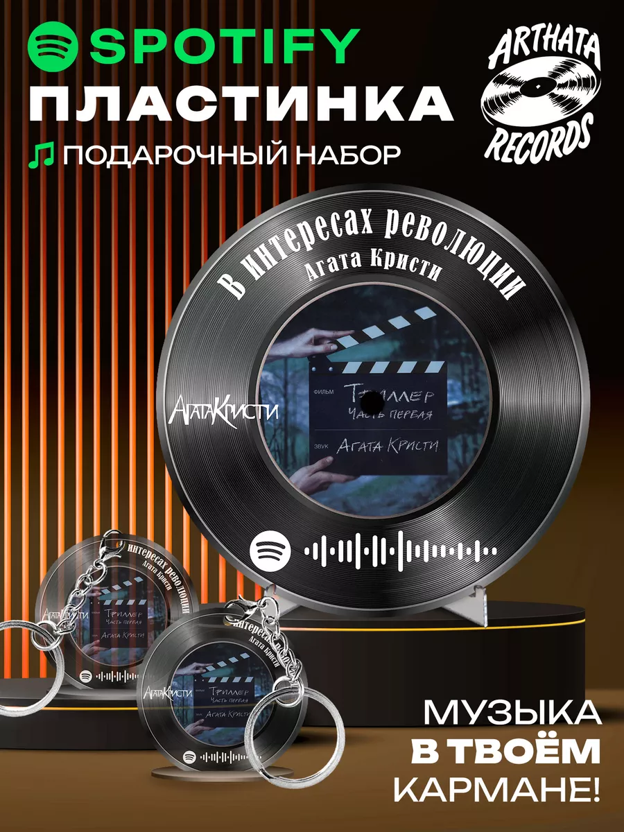 Arthata-Records Постер И Брелоки Спотифай Агата Кристи-В Интересах.