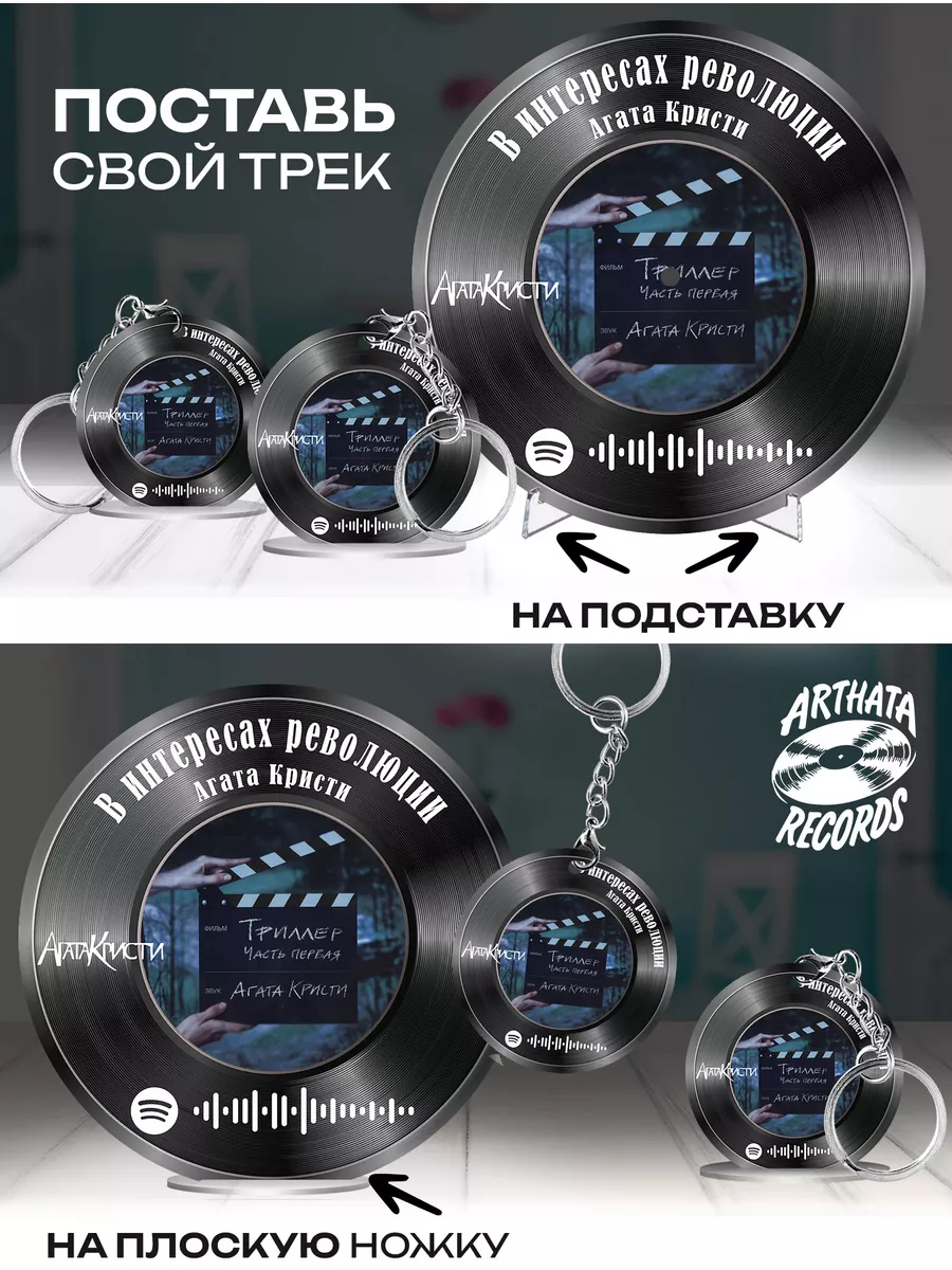 Arthata-Records Постер И Брелоки Спотифай Агата Кристи-В Интересах.