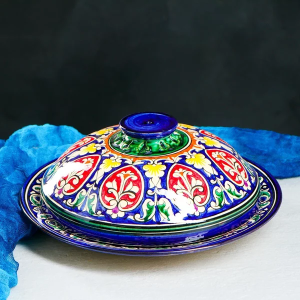 Блинница Риштанская Керамика Цветы