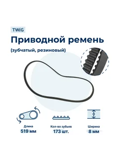 Ремень для хлебопечки зубчатый Kenwood BM210 TWiG 195824140 купить за 411 ₽ в интернет-магазине Wildberries