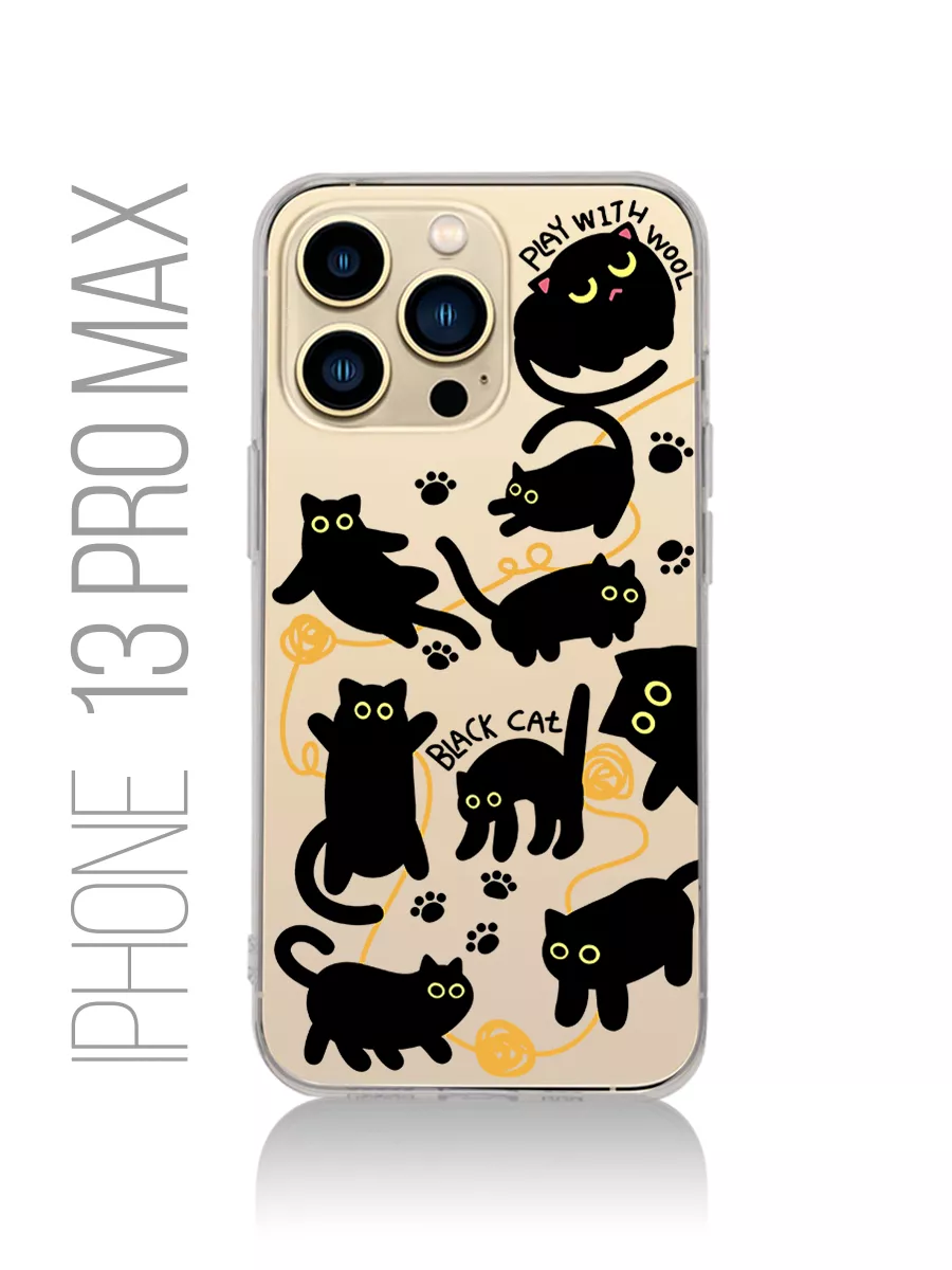 Чехол на Iphone 13 Pro Max Animals Животные Cats Котики Nuobi my Style  195856366 купить за 300 ₽ в интернет-магазине Wildberries