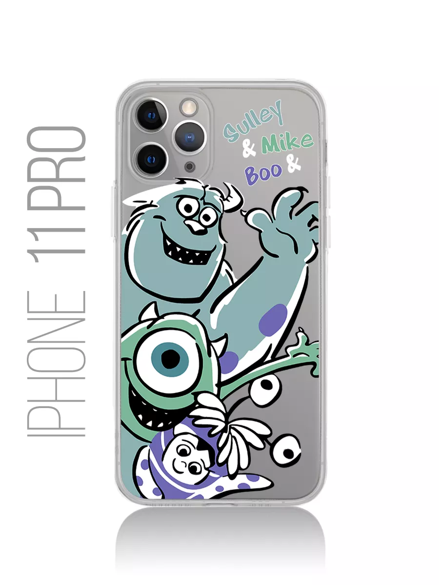 Чехол на Iphone 11 Pro Monsters Inc. Корпорация монстров Nuobi my Style  195856626 купить за 300 ₽ в интернет-магазине Wildberries