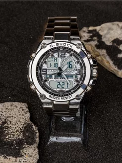 Часы наручные-электронные G-SHOCK GST-S110-1a CASIO 195906574 купить за 1 785 ₽ в интернет-магазине Wildberries