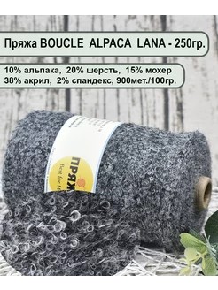 Пряжа BOUCLE ALPACA LANA -10 альпака, 20 шерсть, 15 мохер Пряжа Best for Me 195911165 купить за 1 165 ₽ в интернет-магазине Wildberries