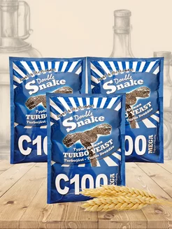 Спиртовые дрожжи для самогона С100, 3шт Double Snake 195927684 купить за 1 593 ₽ в интернет-магазине Wildberries