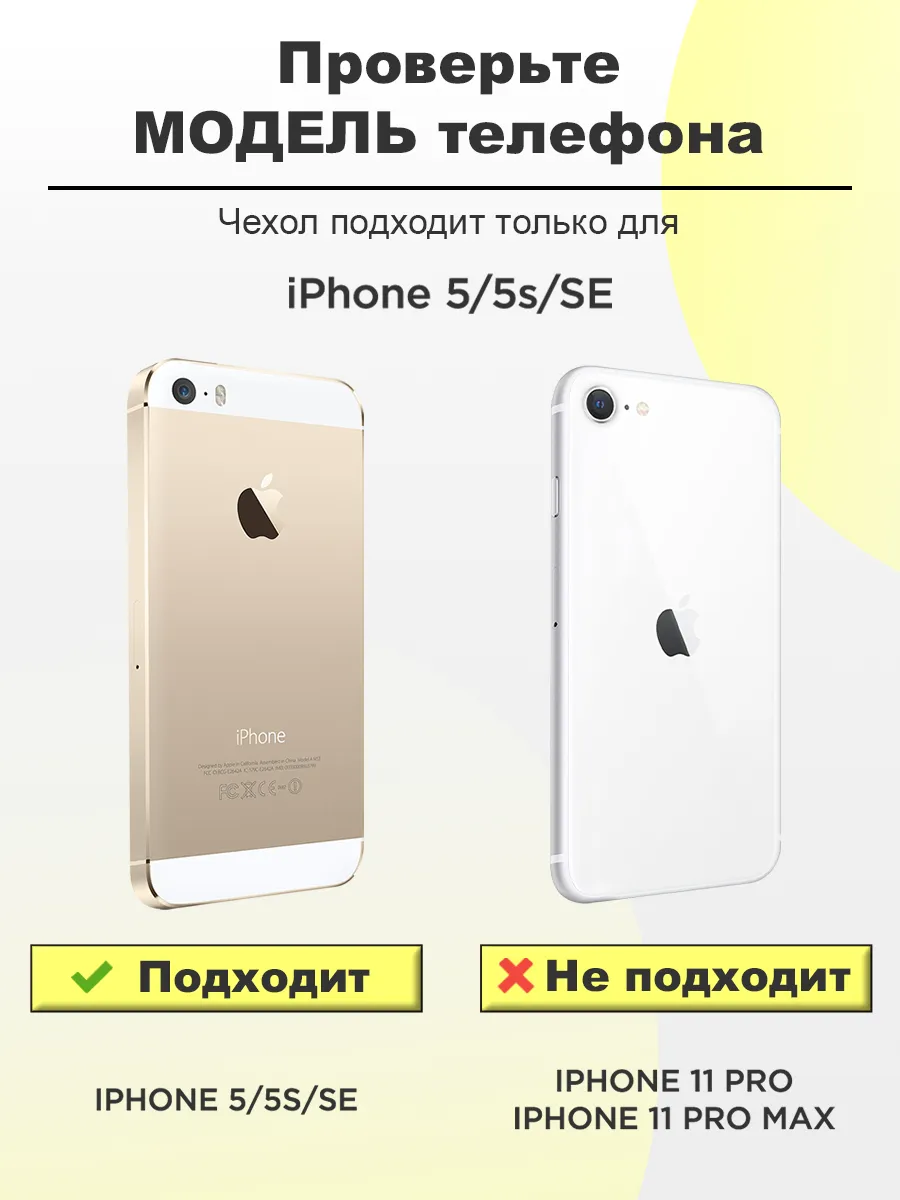 Чехол на iPhone 5 / iPhone 5S / iPhone SE 2016 с принтом Wooow Case  195973162 купить за 417 ₽ в интернет-магазине Wildberries