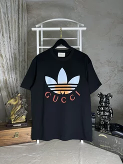 Футболка Gucci & Adidas ORIGINAL 195980268 купить за 2 475 ₽ в интернет-магазине Wildberries