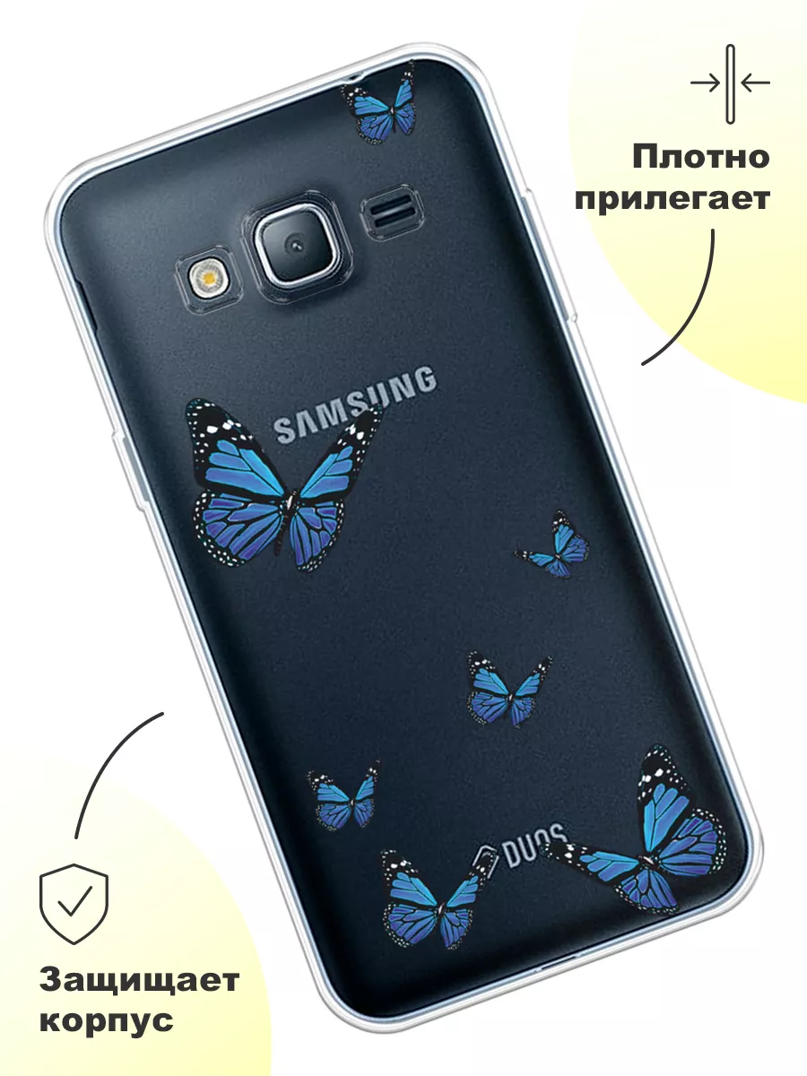 Чехол на Samsung Galaxy J3 2016 с принтом Samsung 195999833 купить за 589 ₽  в интернет-магазине Wildberries