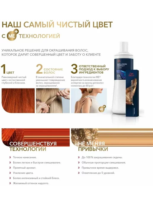 WELLA PROFESSIONALS Окислительная эмульсия WELLOXON PERFECT Окислитель 4%, 4%, фото 6