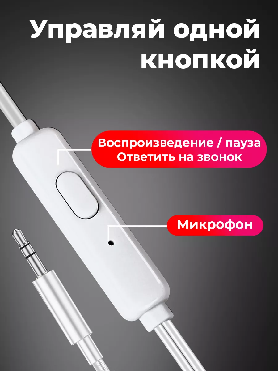 Наушники проводные для телефона с микрофоном WALKER 196030099 купить за 248  ₽ в интернет-магазине Wildberries