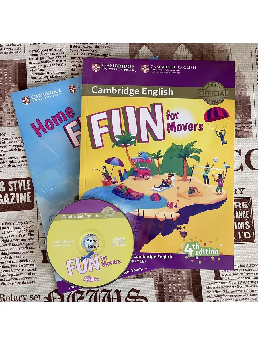 Учебник английского языка Fun for Movers для школьников Cambridge  University Press 196051254 купить за 1 136 ₽ в интернет-магазине Wildberries