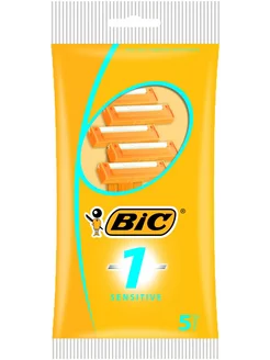 Бритва одноразовая, BIC 1 Sensitive BIG 196064306 купить за 240 ₽ в интернет-магазине Wildberries