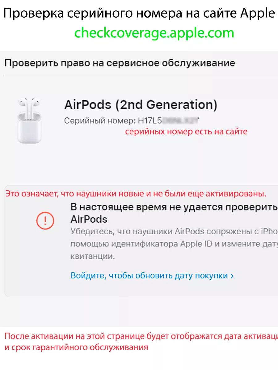 Беспроводные наушники Airpods 2-ого поколения Оригинальные Apple 196081672  купить за 10 084 ₽ в интернет-магазине Wildberries