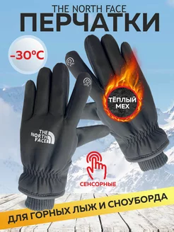 Зимние мужские перчатки непромокаемые флисовые черный the north face 196099200 купить за 323 ₽ в интернет-магазине Wildberries