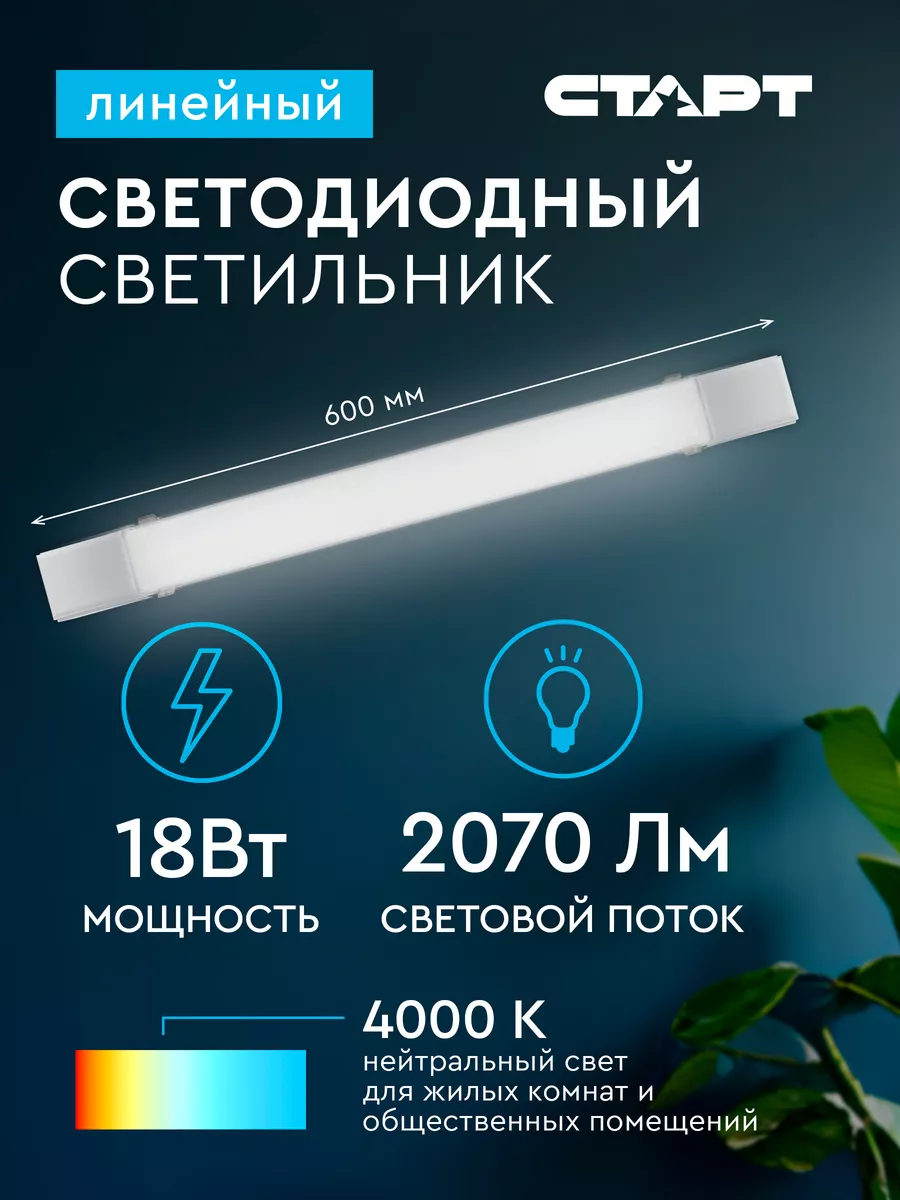 Линейный светодиодный...