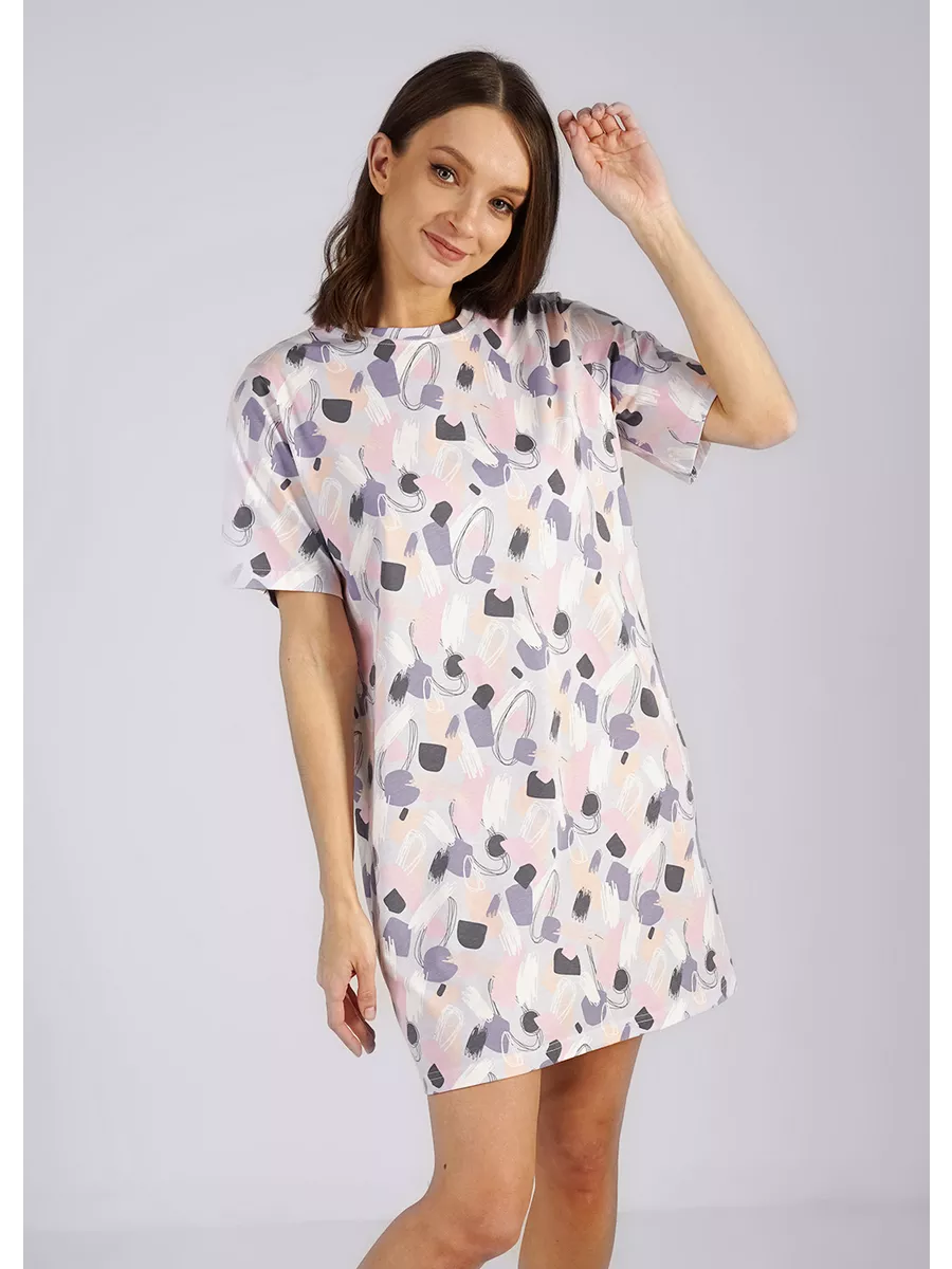 Туника домашняя хлопок CLEVER WEAR 196125715 купить за 1 412 ₽ в  интернет-магазине Wildberries