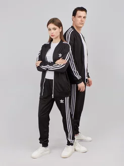 Костюм спортивный брючный с худи на молнии парный adidas 196158335 купить за 4 388 ₽ в интернет-магазине Wildberries