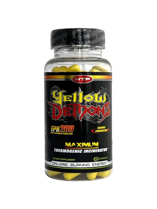 HI-TECH PHARMACEUTICALS Yellow Demons жиросжигатель Желтый Демон, 100 капсул, желтый, фото 4