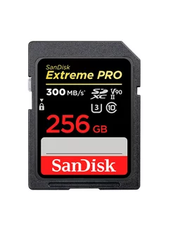 Карта памяти SDXC 256GB Extreme PRO UHS-II V90 300MB s SanDisk 196206677 купить за 35 232 ₽ в интернет-магазине Wildberries