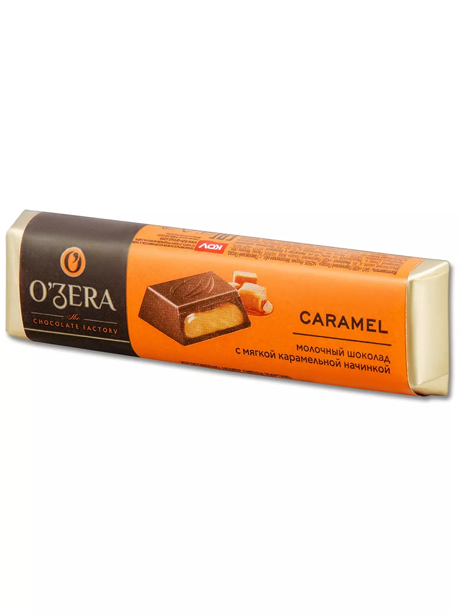 Шоколадный батончик Озера «Caramel» с карамелью, 50 г Ozera 196210473  купить за 930 ₽ в интернет-магазине Wildberries