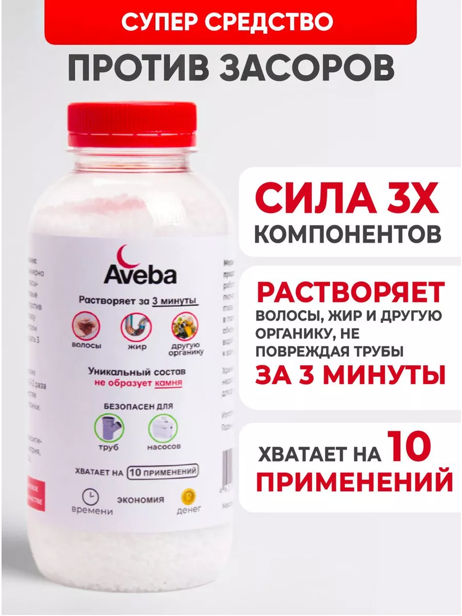 Антизасор от засоров для...
