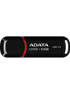 USB накопитель 64GB (AUV150-64G-RBK) черный ADATA 196273395 купить за 382 ₽ в интернет-магазине Wildberries