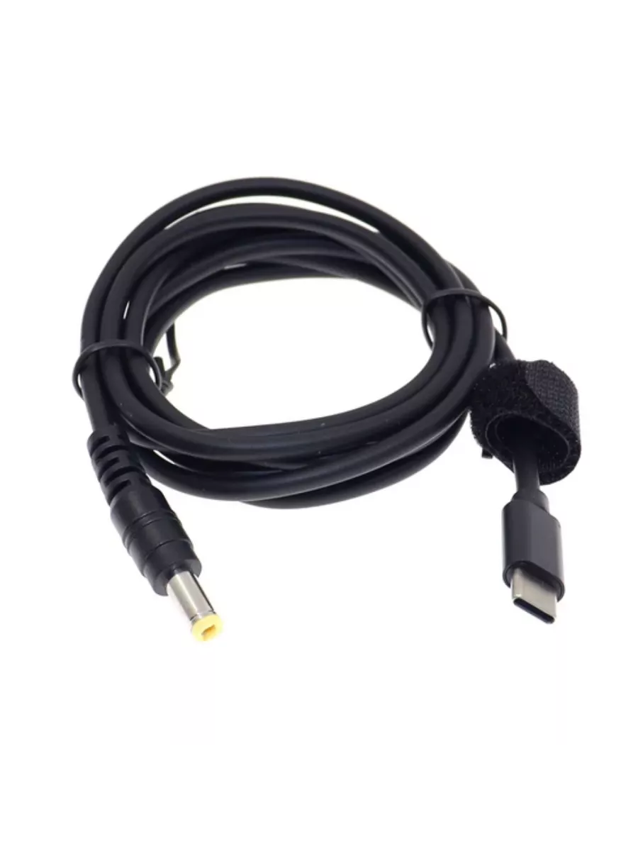 Кабель с Type-C на DC 5.5x2.5мм, 1.5метра, 100W