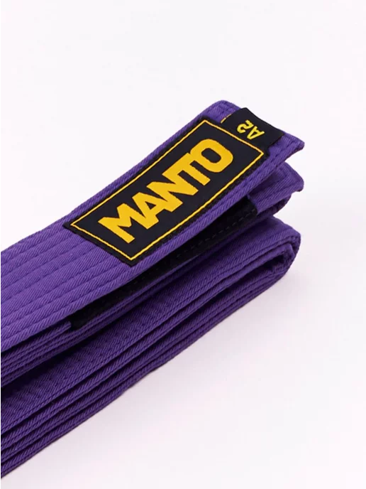 Manto Пояс для джиу джитсу БЖЖ, BJJ для кимоно Original Пурпурный, фиолетовый, фото 2