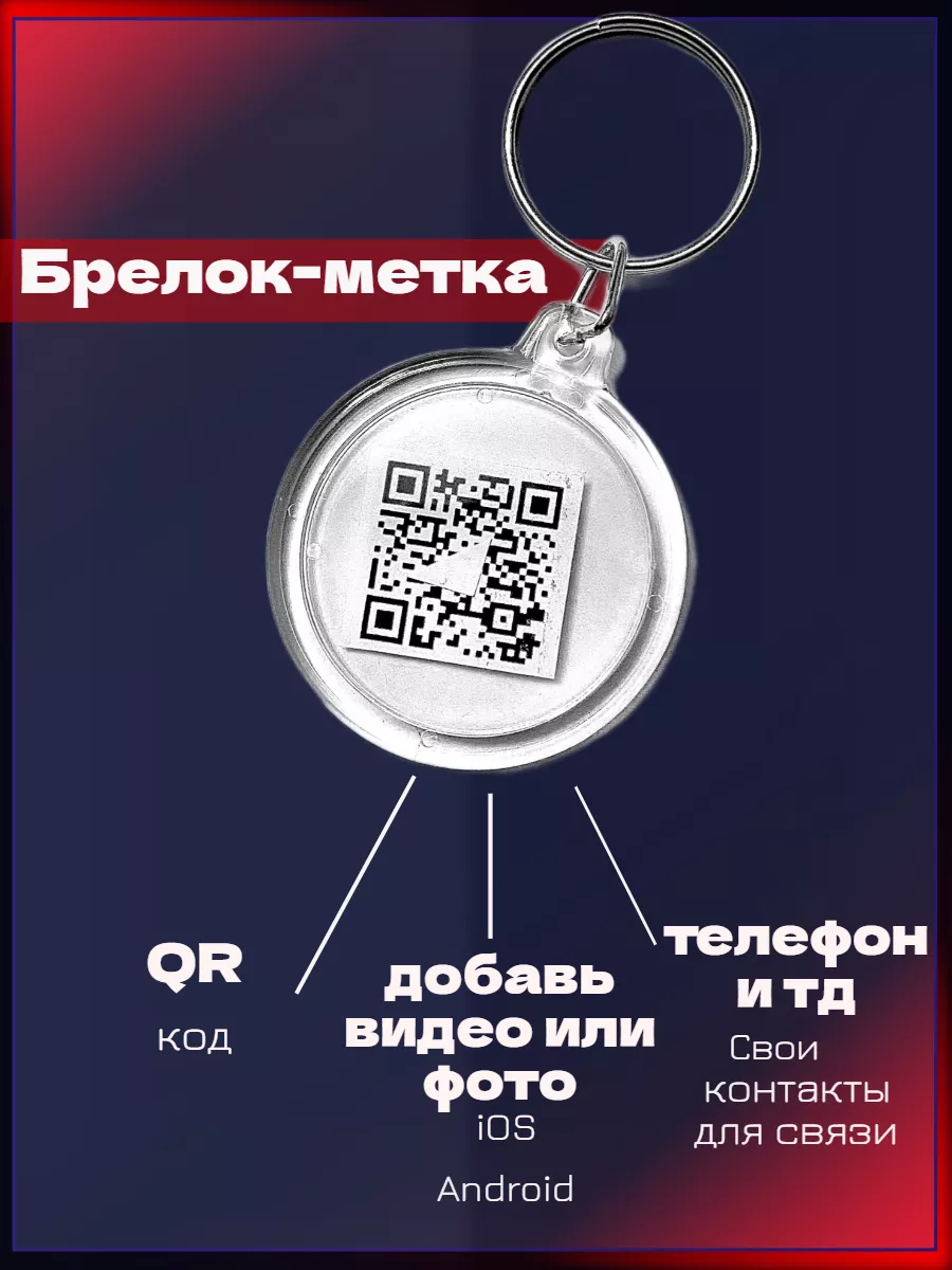 Брелок метка с qr кодом 1шт ЖАННА ДАРК 196345132 купить за 124 ₽ в  интернет-магазине Wildberries