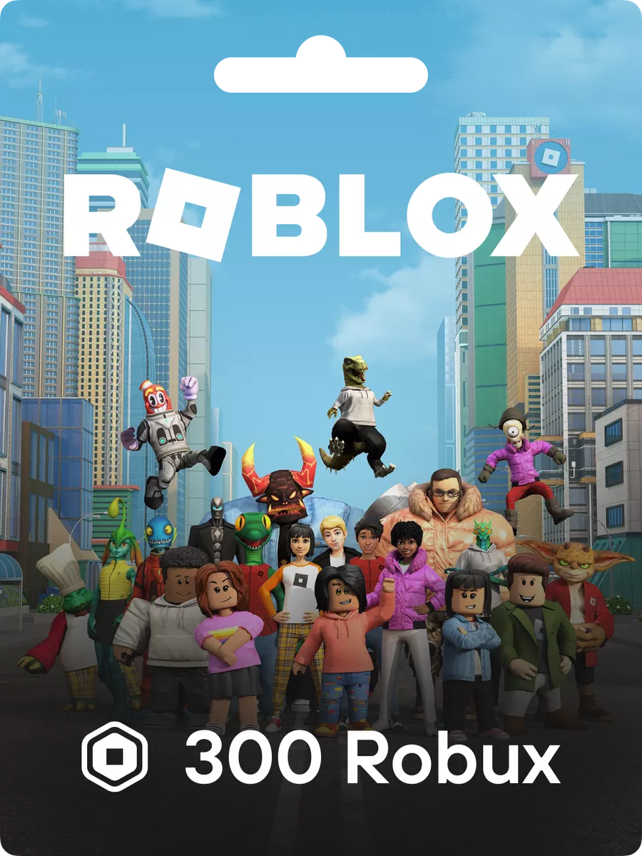 Игровая карта Роблокс на 300...