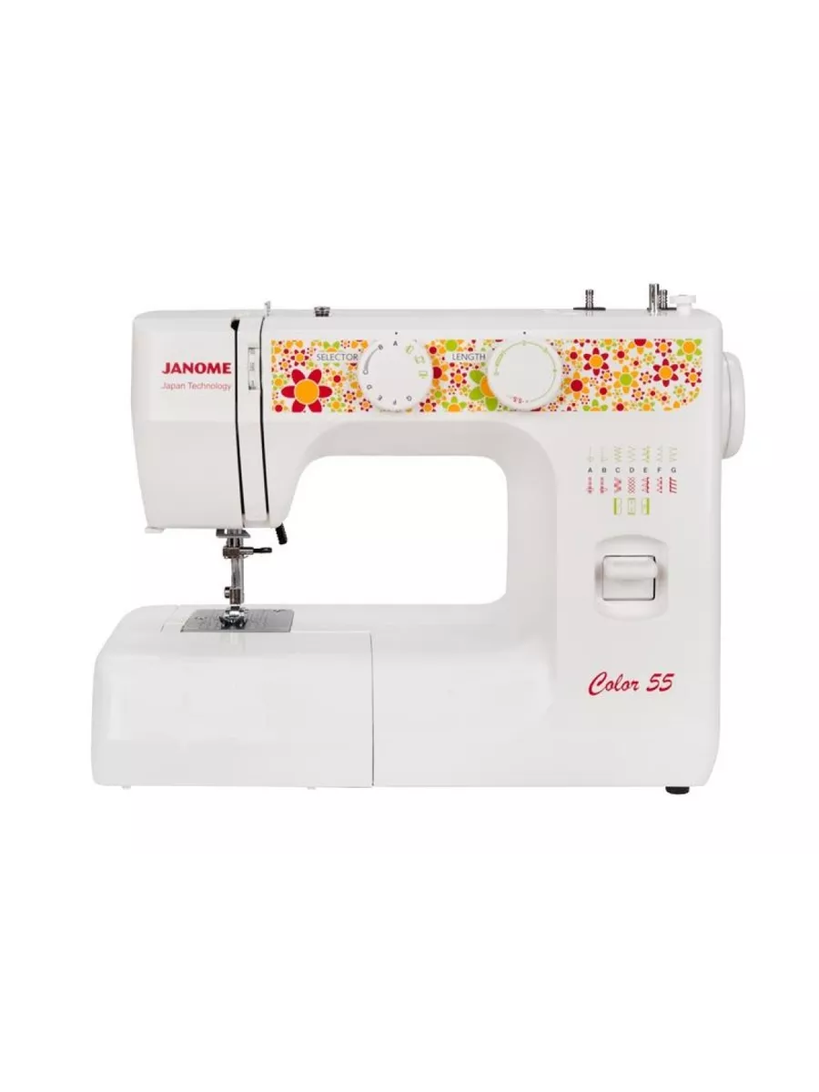 Швейная машина COLOR 55 JANOME Janome 196387349 купить за 13 832 ₽ в  интернет-магазине Wildberries