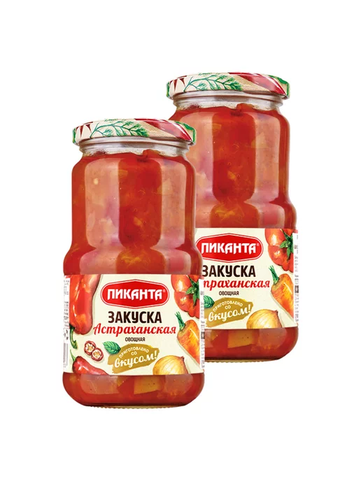 Пиканта Закуска овощная Астраханская, 2 шт по 460 г, 2 шт, 460 г, фото 2