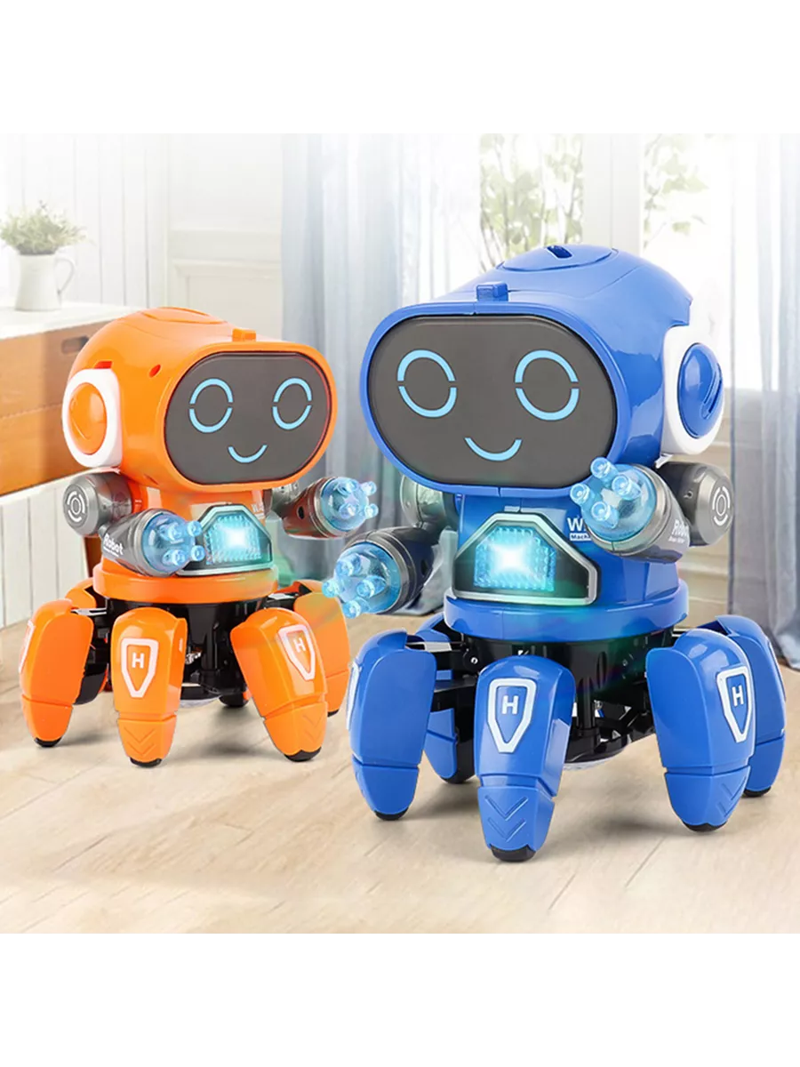 Интерактивная игрушка Robot Bot танцующий робот паук RAY-TUT 196407508  купить за 765 ₽ в интернет-магазине Wildberries