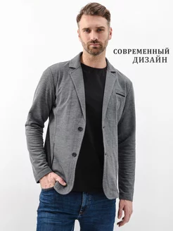 Пиджак трикотажный под джинсы большие размеры casual Rilassare 196417260 купить за 4 365 ₽ в интернет-магазине Wildberries