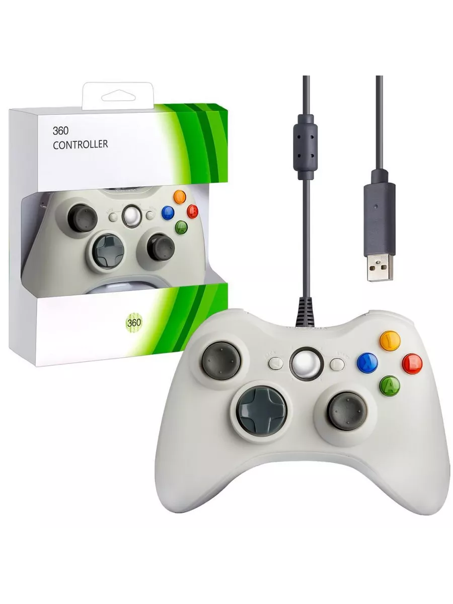 Джойстик XBOX 360 Wired Controller (проводной) (Jamila) 196433487 купить за  2 245 ₽ в интернет-магазине Wildberries