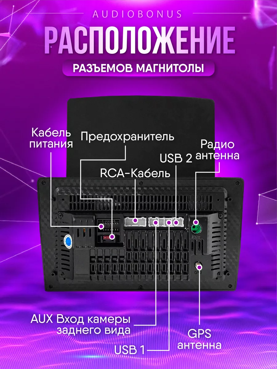 Автомагнитола 9.7 Android 13 / 2+32 с Mirror link AudioBonus 196450359  купить за 8 705 ₽ в интернет-магазине Wildberries