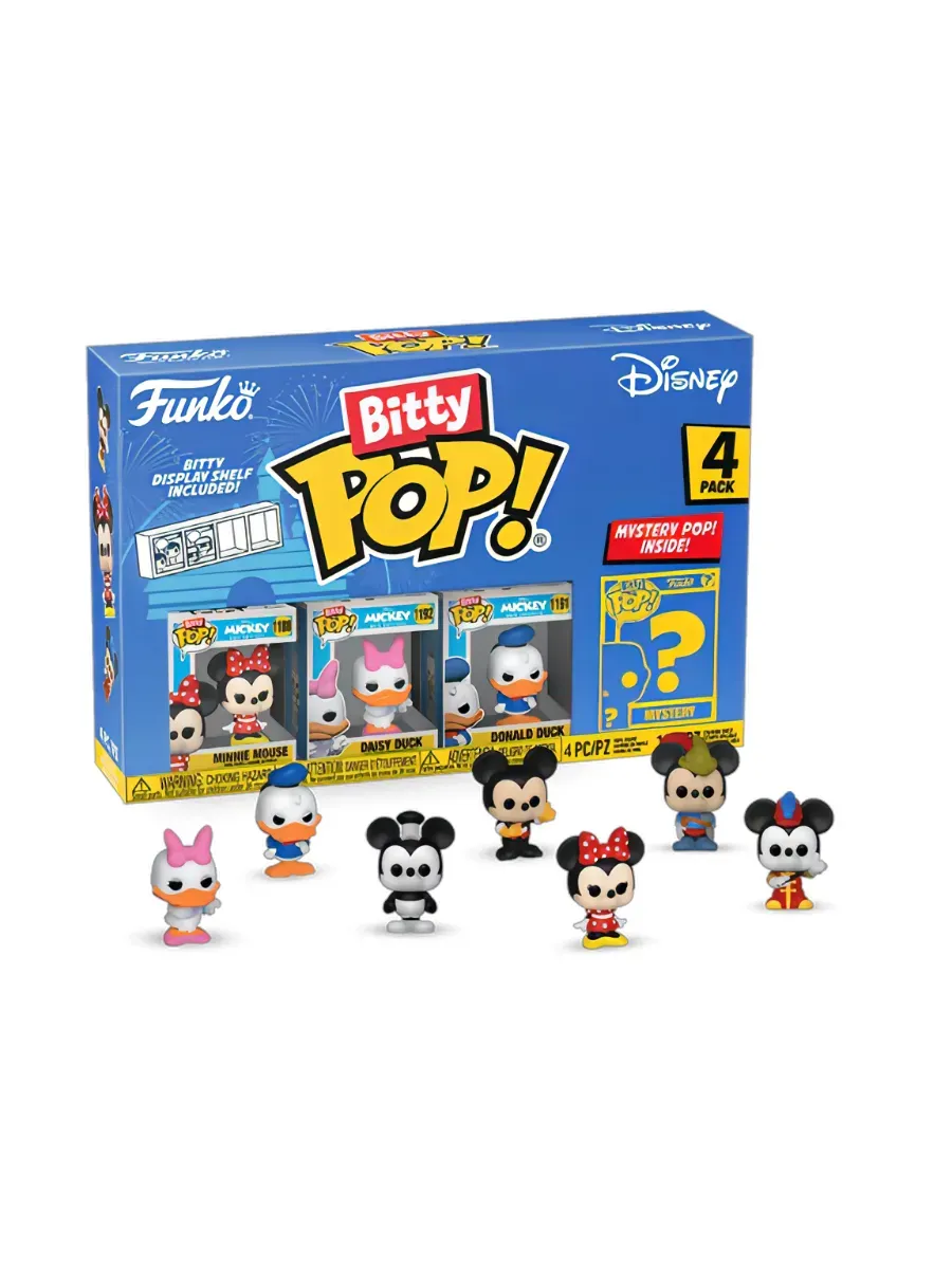 Набор фигурок Bitty POP! Disney 4шт 71320 Funko 196480757 купить