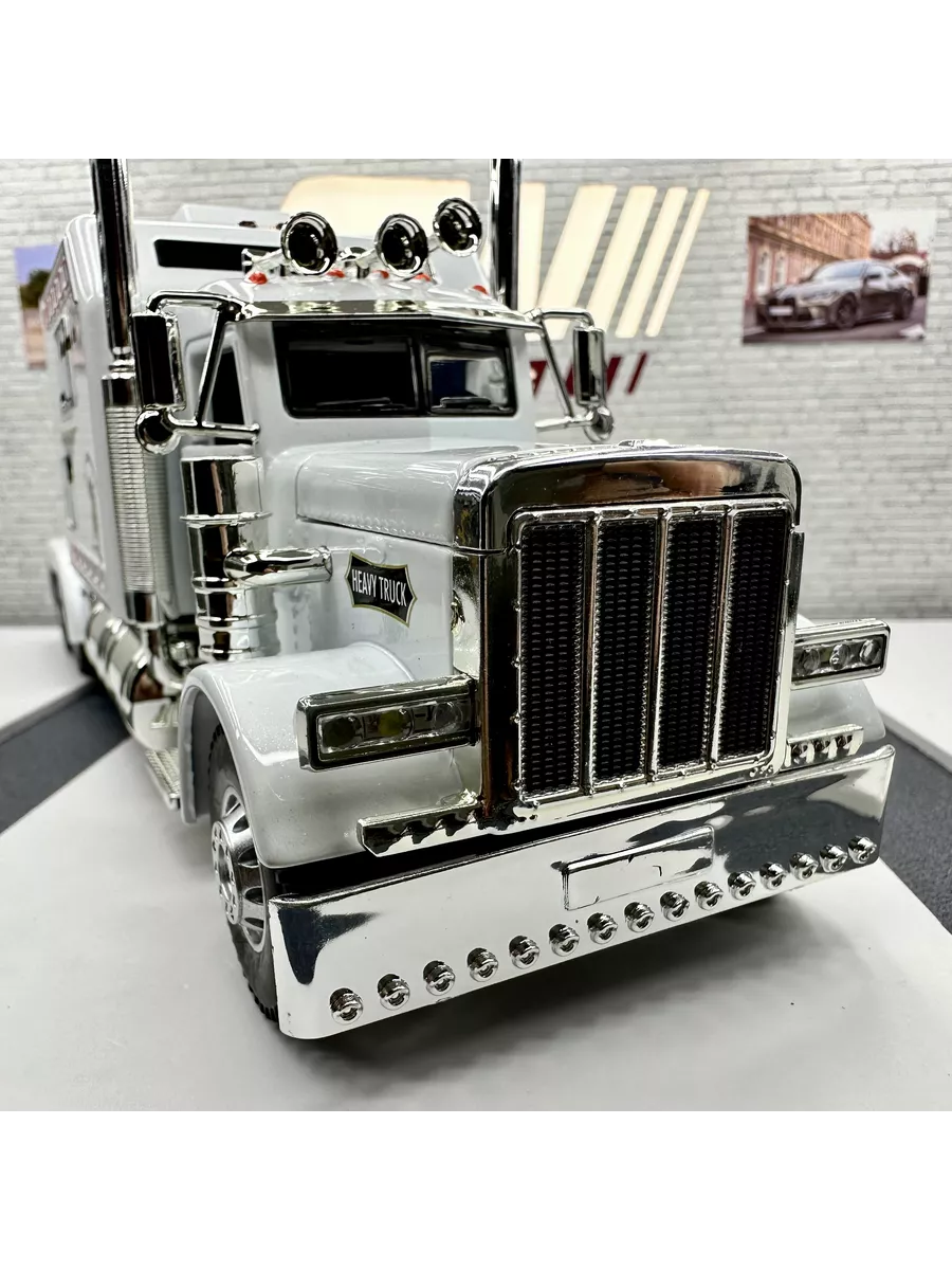 Машинка металлическая тягач Freightliner Bibalu 196493309 купить за 1 465 ₽  в интернет-магазине Wildberries