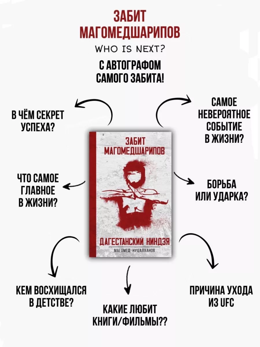 Дагестанский ниндзя Забит Магомедшарипов 196540441 купить за 592 ₽ в  интернет-магазине Wildberries