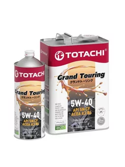 Масло моторное GRAND TOURING 5w-40 SN CF 4+1 л Акция TOTACHI 196672454 купить за 3 053 ₽ в интернет-магазине Wildberries