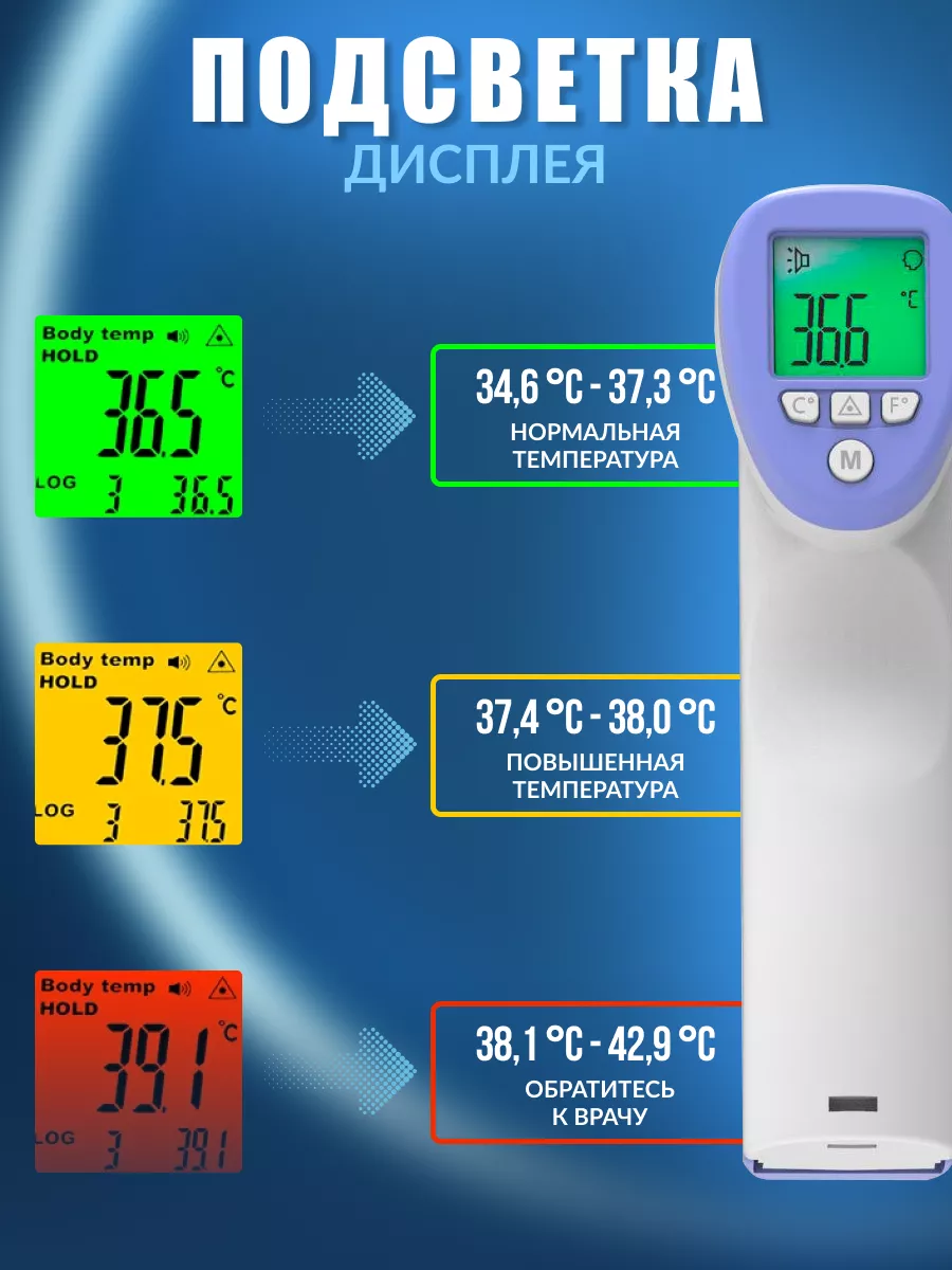 Термометр бесконтактный DT-8826 инфракрасный AsinaTech 196688975 купить за  413 ₽ в интернет-магазине Wildberries