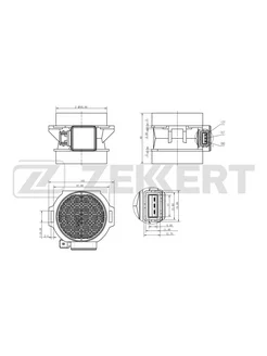 Датчик массового расхода воздуха ZEKKERT 196692998 купить за 3 564 ₽ в интернет-магазине Wildberries